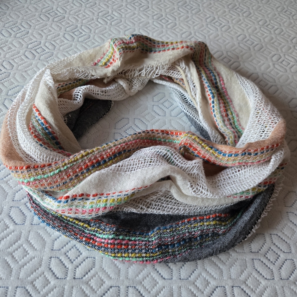 Apt 9 Striped Knit Infinity Scarf